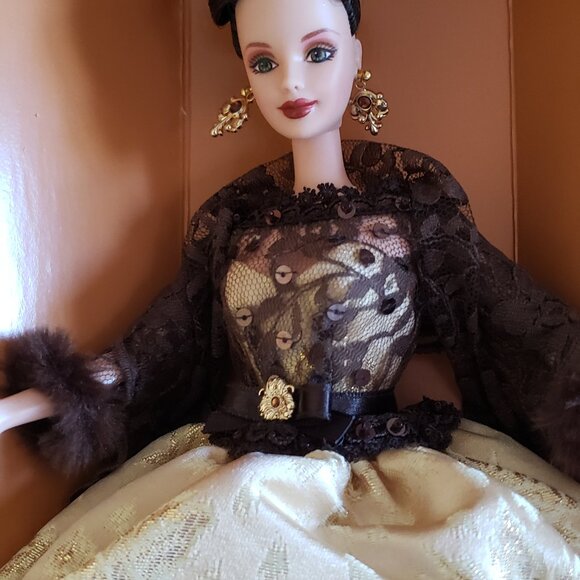 Vintage Oscar de la Renta Barbie Doll #20376, PLUS SHIPPER, limited Edition, Cer - Picture 2 of 5